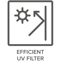 Efficient uv filter